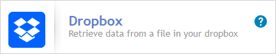 Dropbox data source icon